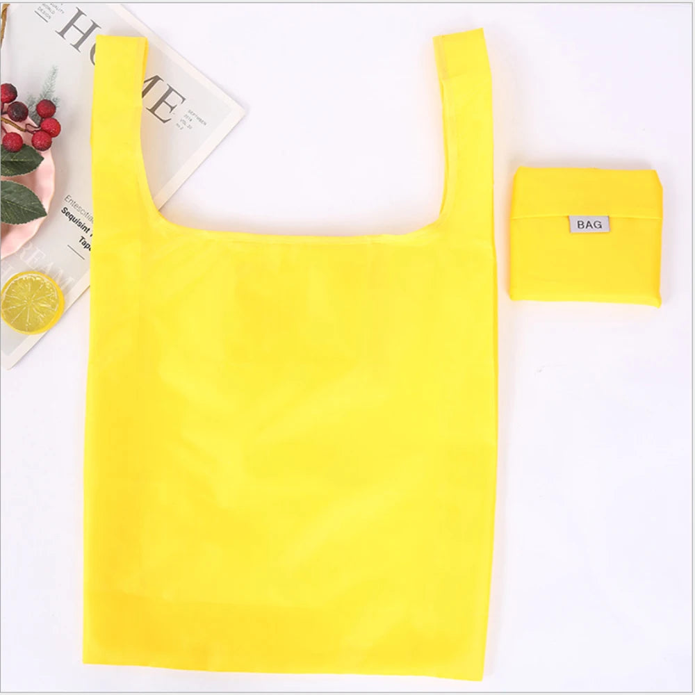 Eco-Friendly Reusable Foldable Shopping & Grocery Shoulder Bags