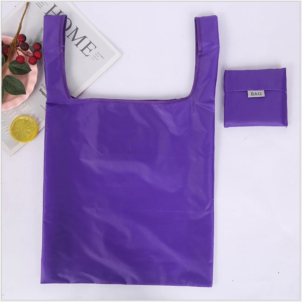Eco-Friendly Reusable Foldable Shopping & Grocery Shoulder Bags