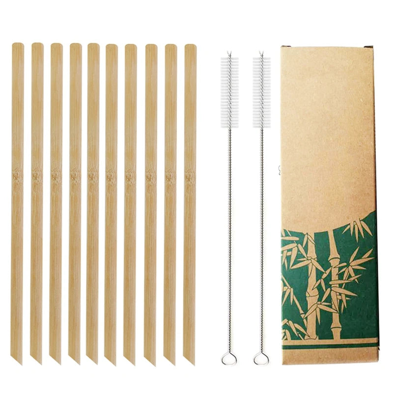 Reusable Straws with Cleaning Brush