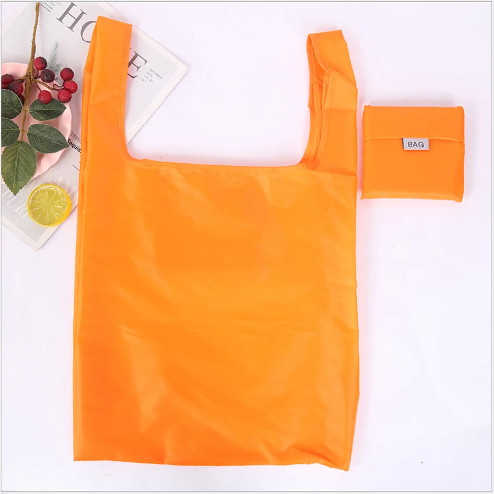 Eco-Friendly Reusable Foldable Shopping & Grocery Shoulder Bags