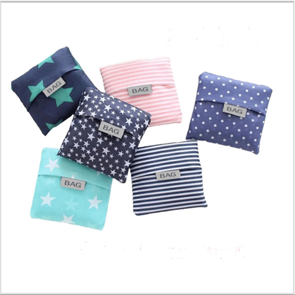 Eco-Friendly Reusable Foldable Shopping & Grocery Shoulder Bags