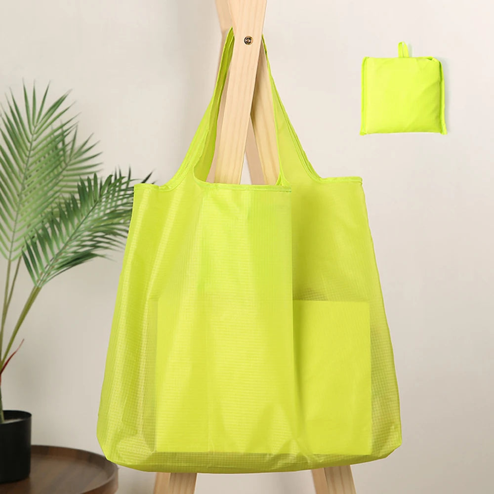 Eco-Friendly Reusable Foldable Shopping & Grocery Shoulder Bags
