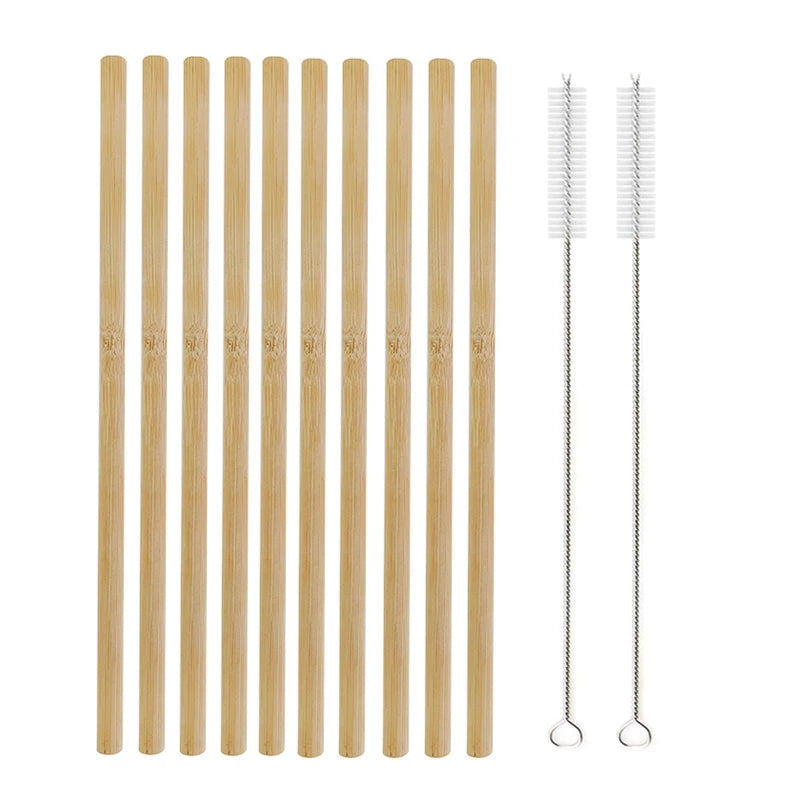 Reusable Straws with Cleaning Brush