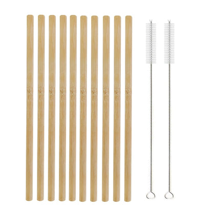 Reusable Straws with Cleaning Brush