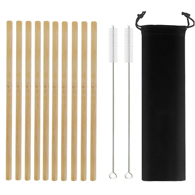 Reusable Straws with Cleaning Brush