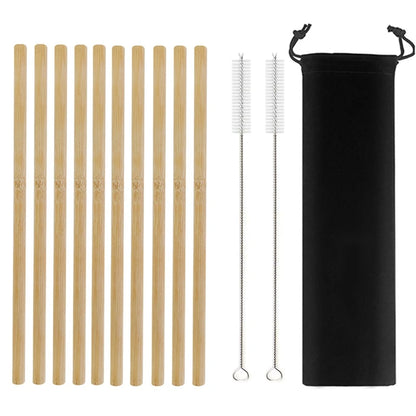 Reusable Straws with Cleaning Brush