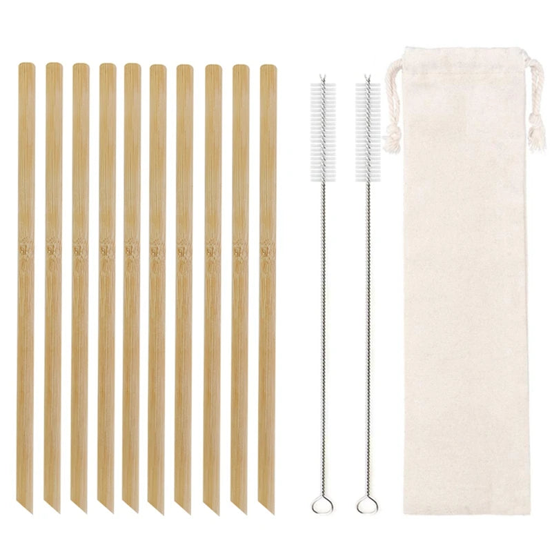Reusable Straws with Cleaning Brush