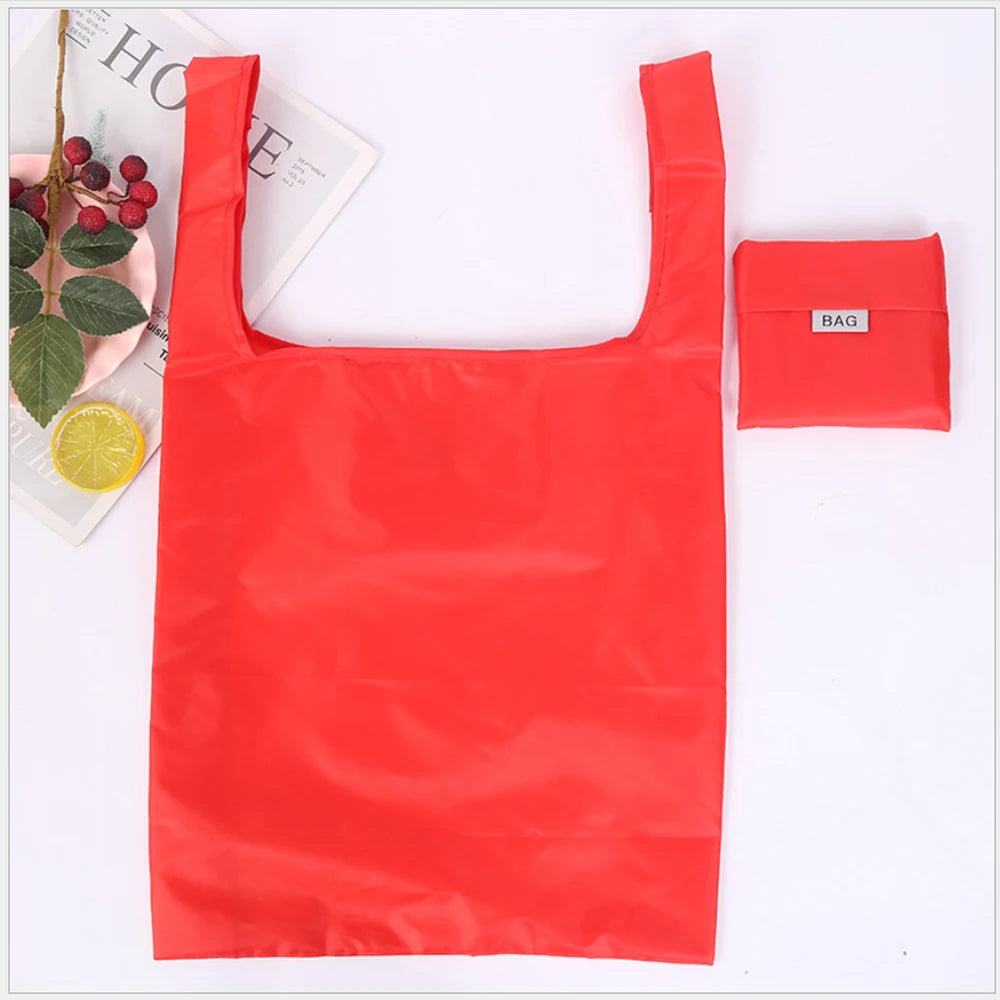 Eco-Friendly Reusable Foldable Shopping & Grocery Shoulder Bags