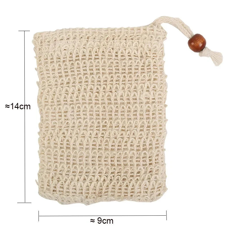 Natural Cotton Linen Soap Bags