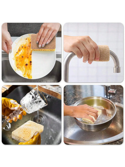 Biodegradable Cellulose & Coconut Scrubbing Sponges