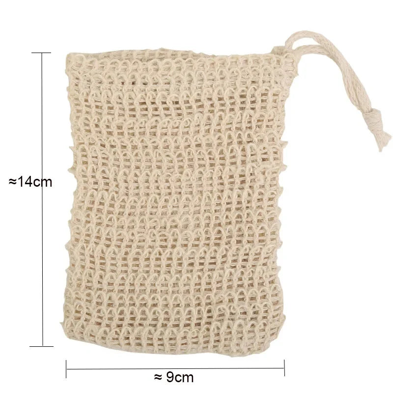 Natural Cotton Linen Soap Bags