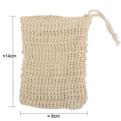 Natural Cotton Linen Soap Bags