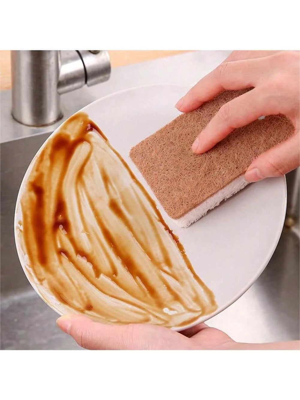 Biodegradable Cellulose & Coconut Scrubbing Sponges