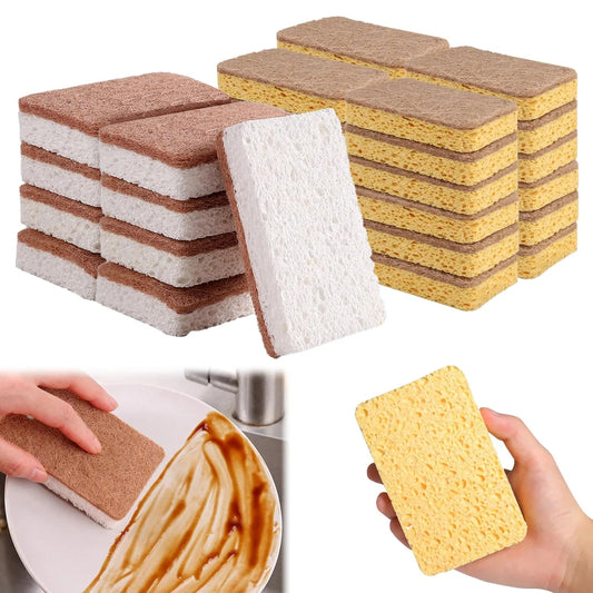 Biodegradable Cellulose & Coconut Scrubbing Sponges