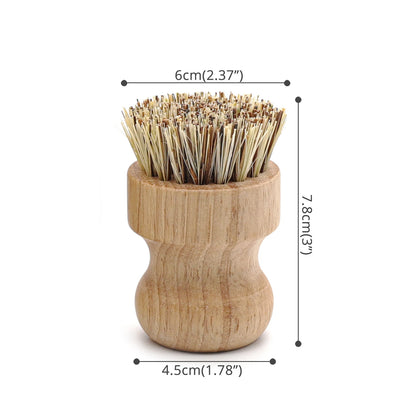 Leeseph Bamboo Dish Scrub Brushes