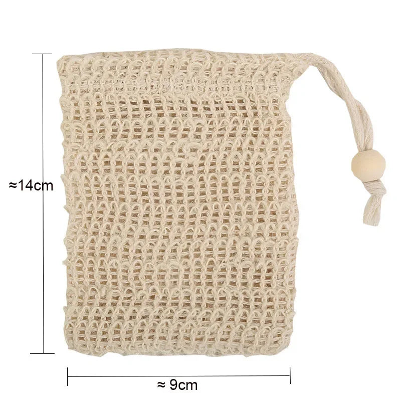 Natural Cotton Linen Soap Bags
